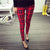 Women Leggings Fashion Plaid Printing Legging