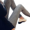 Women Leggings Fashion Plaid Printing Legging