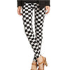 Women Leggings Fashion Plaid Printing Legging