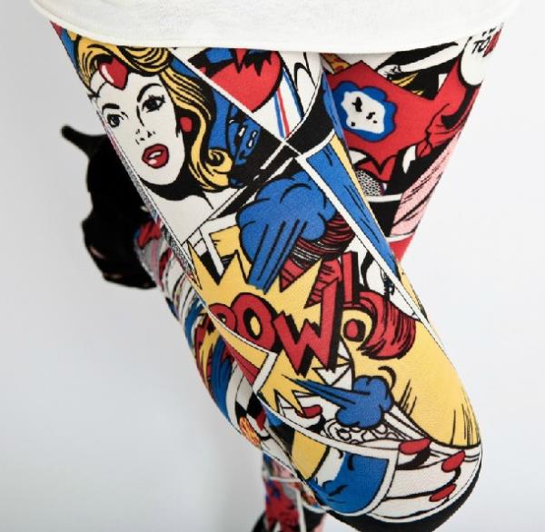 Women Leggings Fashion Plaid Printing Legging