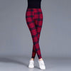 Women Leggings Fashion Plaid Printing Legging