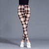 Women Leggings Fashion Plaid Printing Legging