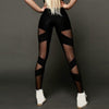 Ladies High Waist Mesh Women Leggings